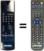 Gleichwertige Fernbedienung Technisat MULTYMAC6