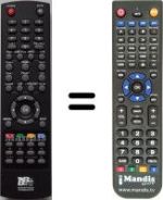 Replacement remote control Best Buy EASYHOME TDT SD-REC