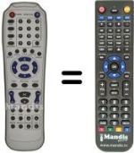 Replacement remote control Amstrad DS2600