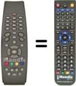 Replacement remote control Adb I-CAN1900T