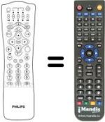 Gleichwertige Fernbedienung Philips DSX7072