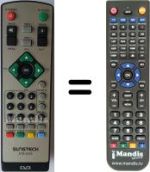 Replacement remote control Sunstech DTB-2200