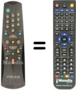 Gleichwertige Fernbedienung Vestel DVB840CI