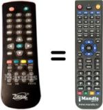 Replacement remote control Zodiac DZR6FTA