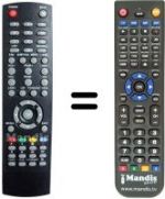Replacement remote control Best Buy REMCON884