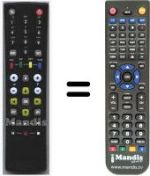 Replacement remote control RC662