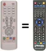 Replacement remote control Samsung MF59-00242B