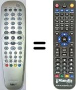 Replacement remote control Philips DVD-R5350H