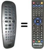 Gleichwertige Fernbedienung Philips 242254900968