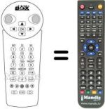 Replacement remote control RC8224 / 00