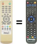 Replacement remote control Zodiac DZR-10 DTT