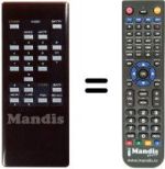 Replacement remote control DYNASAT DSR2000