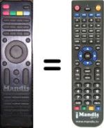 Replacement remote control HD600-Vers2