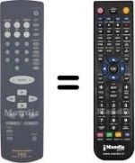 Replacement remote control RC2020CR