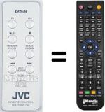Gleichwertige Fernbedienung JVC RM-SRDEZ16