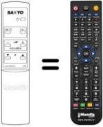 Replacement remote control JXMB