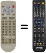Replacement remote control 3139 228 82572