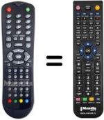 Gleichwertige Fernbedienung Akai AK TV 322