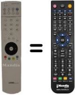 Gleichwertige Fernbedienung CONTROL 350 DVD
