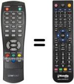Gleichwertige Fernbedienung Ctc DVB-T 818