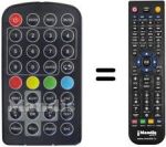 Gleichwertige Fernbedienung Ctc DVB-T 769