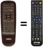 Gleichwertige Fernbedienung Yamaha DVD S795