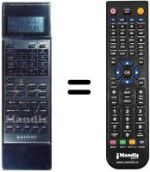 Replacement remote control Sanyo 3800 EX