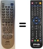 Gleichwertige Fernbedienung JVC HR-J470