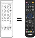 Replacement remote control JXHD