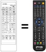 Replacement remote control JXHG