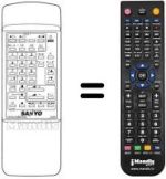 Replacement remote control 1AV0U10B03100