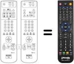 Replacement remote control Sony KV-28 FC60