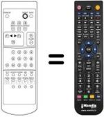 Replacement remote control RC 206