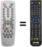 Gleichwertige Fernbedienung Reflex CTV 2197 (100 CHANNELS)