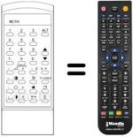 Replacement remote control RC 711