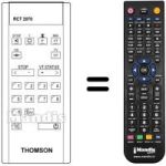 Replacement remote control Pathé Marconi 55 MV 51