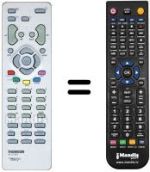 Replacement remote control Pathé Marconi DTI 551