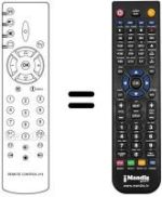 Replacement remote control SCHNEIDER TV 100