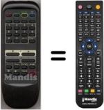Replacement remote control JXZB