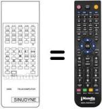 Gleichwertige Fernbedienung TELECOMPUTER 5520