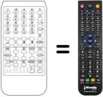 Gleichwertige Fernbedienung TELECOMPUTER 7444