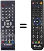 Replacement remote control Sunstech TL-1501 D