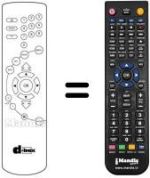 Gleichwertige Fernbedienung Ingelen DBOX