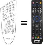 Gleichwertige Fernbedienung Ingelen MEDIAMASTER 9650 S