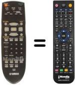 Gleichwertige Fernbedienung Yamaha DVD S830