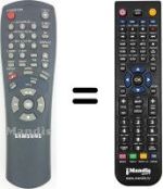 Replacement remote control Samsung SV6315X