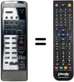 Replacement remote control Orion VH1177