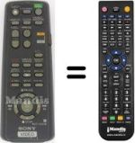 Replacement remote control Sony SLV-E530VC