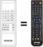 Gleichwertige Fernbedienung Hitachi C15-P / 110VT