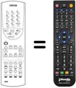 Replacement remote control Orion TRIADE7103PIP